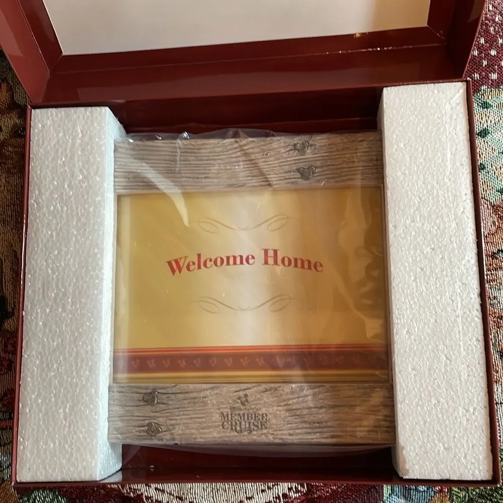 Disney Vacation Club Member Cruise Picture Photo Frame Welcome Home 2016 NIB 9x7